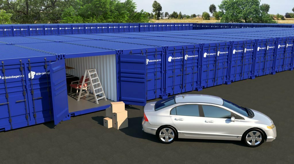 nytt minilager i Kongsberg