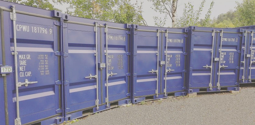 Lagercontainer på Bryn – 123 Minilager
