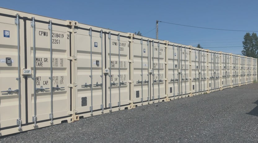 Lagercontainer i Tromsø – 123 Minilager