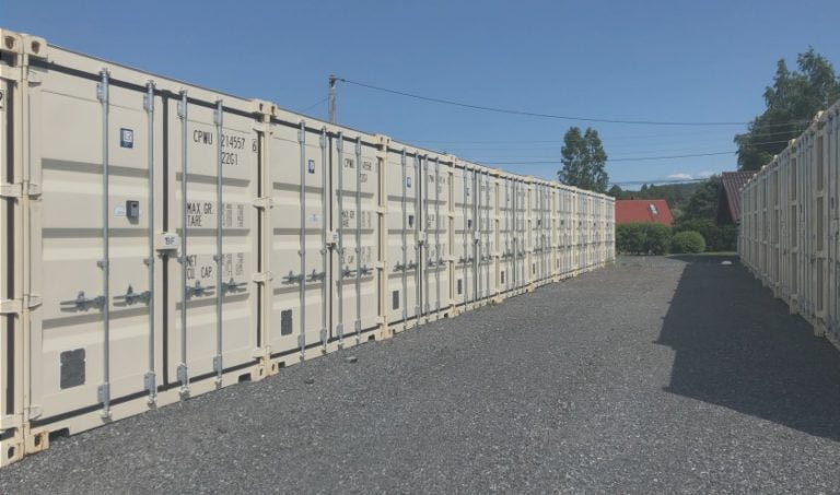 Lagercontainere med drive-in i Ålesund – 123 Minilager